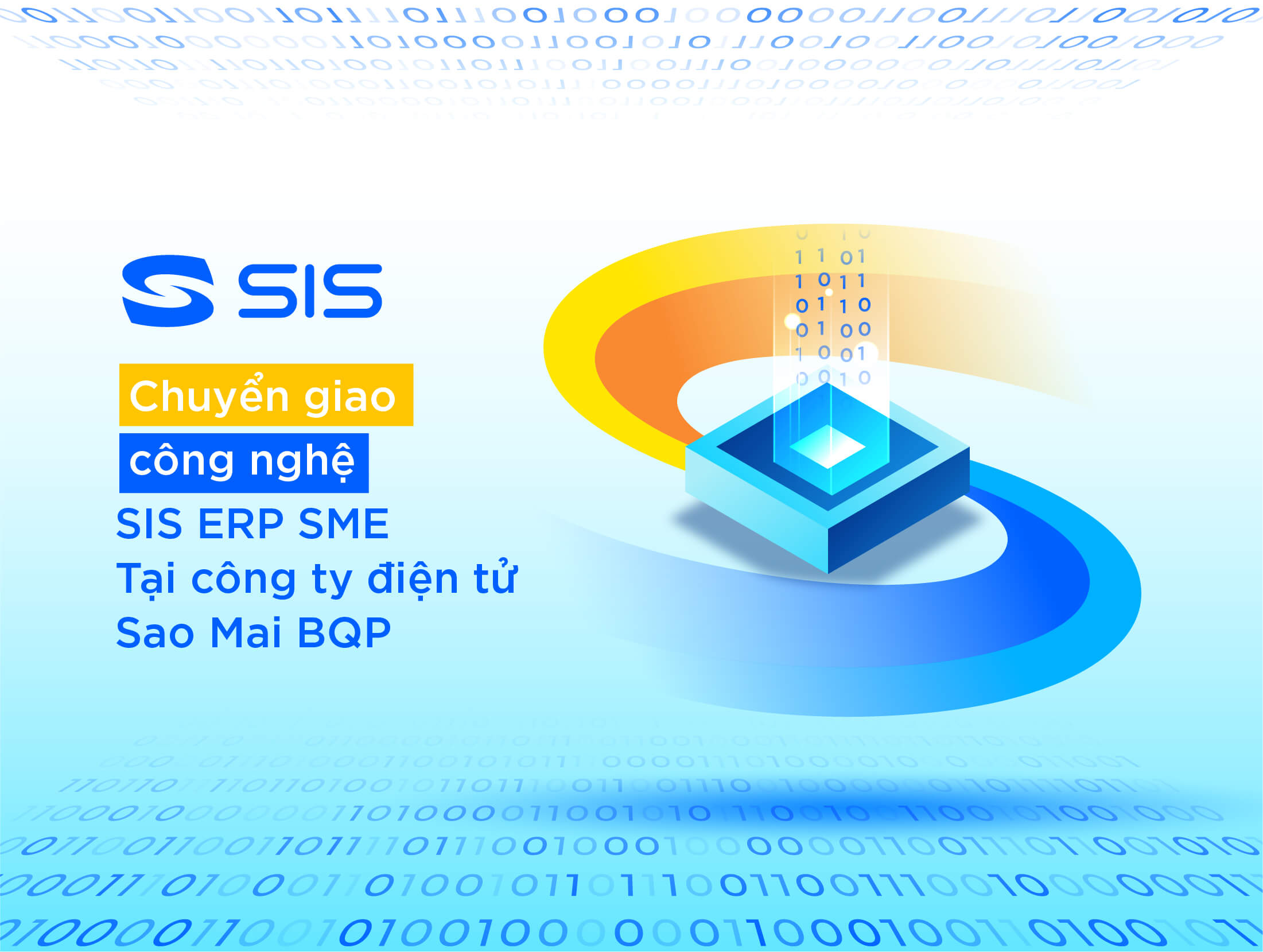 Chuyển giao phần mềm SIS ERP SME tại công ty Điện tử sao mai - BQP